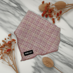 Blush Tweed Bandana - Perlujo