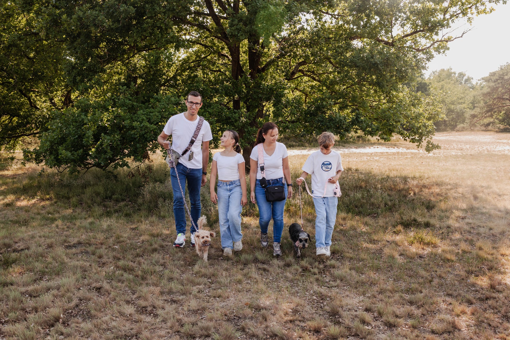 Silky Moss meets Wild Elegance Dog Walking Set - Perlujo