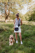 Midnight Black Dog Walking Set - Perlujo