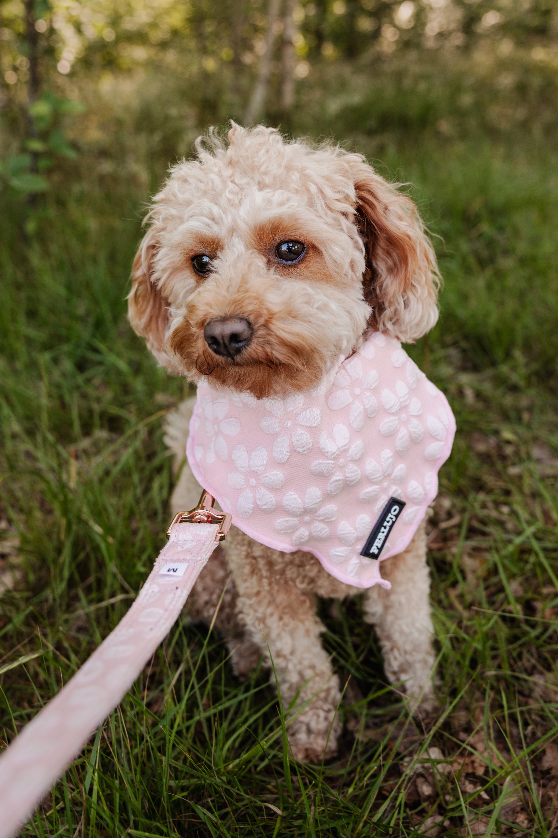 Rosy Bloom Bandana - Perlujo