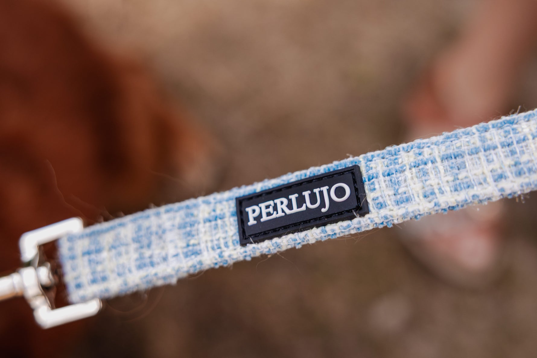 Sky Tweed Essentials Ensemble: Adjustable Neck Harness, Collar & Leash - Perlujo