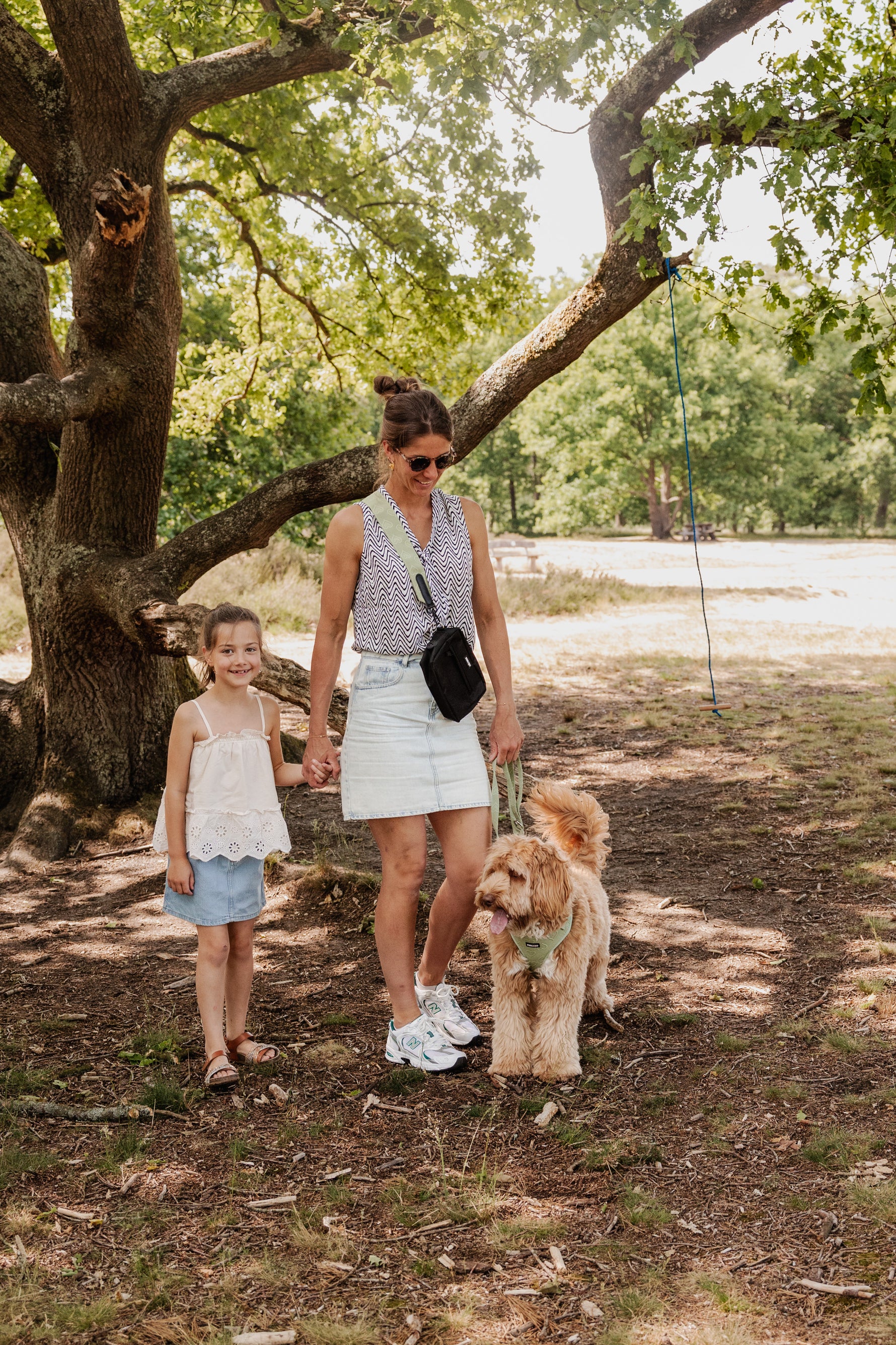 Midnight Black meets Minty Love Dog Walking Set - Perlujo