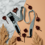 Silky Moss meets Sky Tweed Dog Walking Set - Perlujo