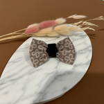Champagne Clover Bow Tie - Perlujo