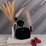 Blush Tweed Bag Strap - Perlujo