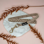 Champagne Clover Essentials Ensemble: Adjustable Neck Harness, Collar & Leash - Perlujo