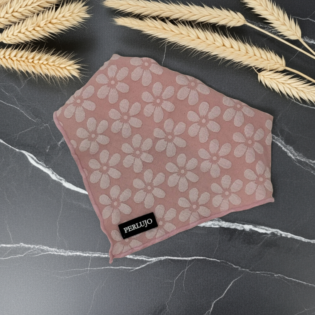 Rosy Bloom Bandana - Perlujo