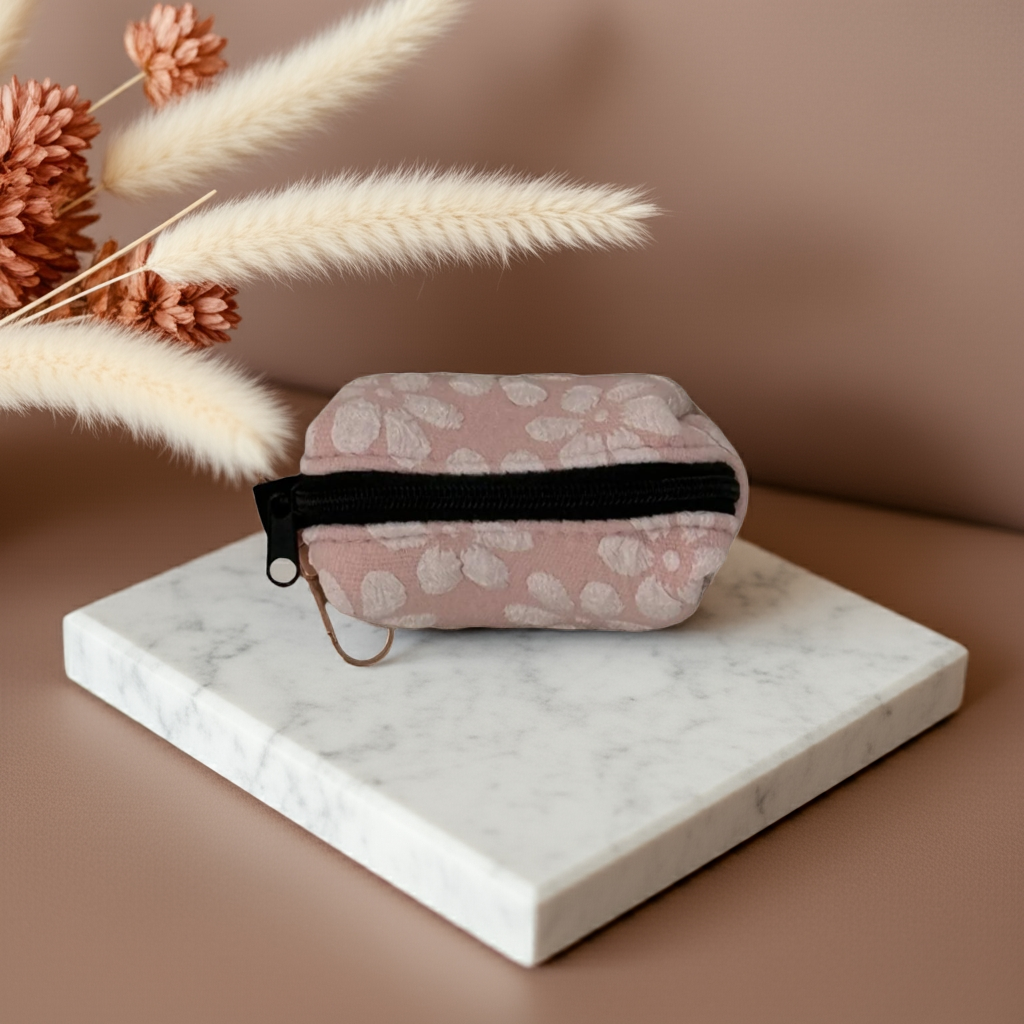 Rosy Bloom Poop Bag Holder - Perlujo