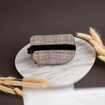 Blush Tweed Poop Bag Holder - Perlujo