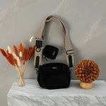 Midnight Black Dog Walking Bag - Perlujo