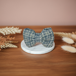 Sky Tweed Bow Tie - Perlujo