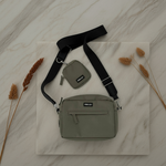 Silky Moss meets Midnight Black Dog Walking Set - Perlujo